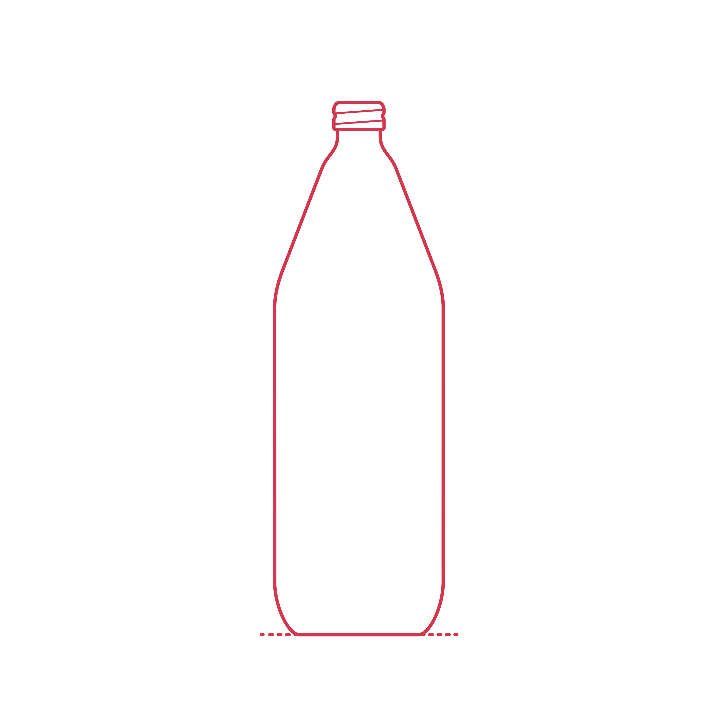 Objects Beverage Containers Beer Bottle 40Oz Forty Simple Line Art Svg Free Vectors